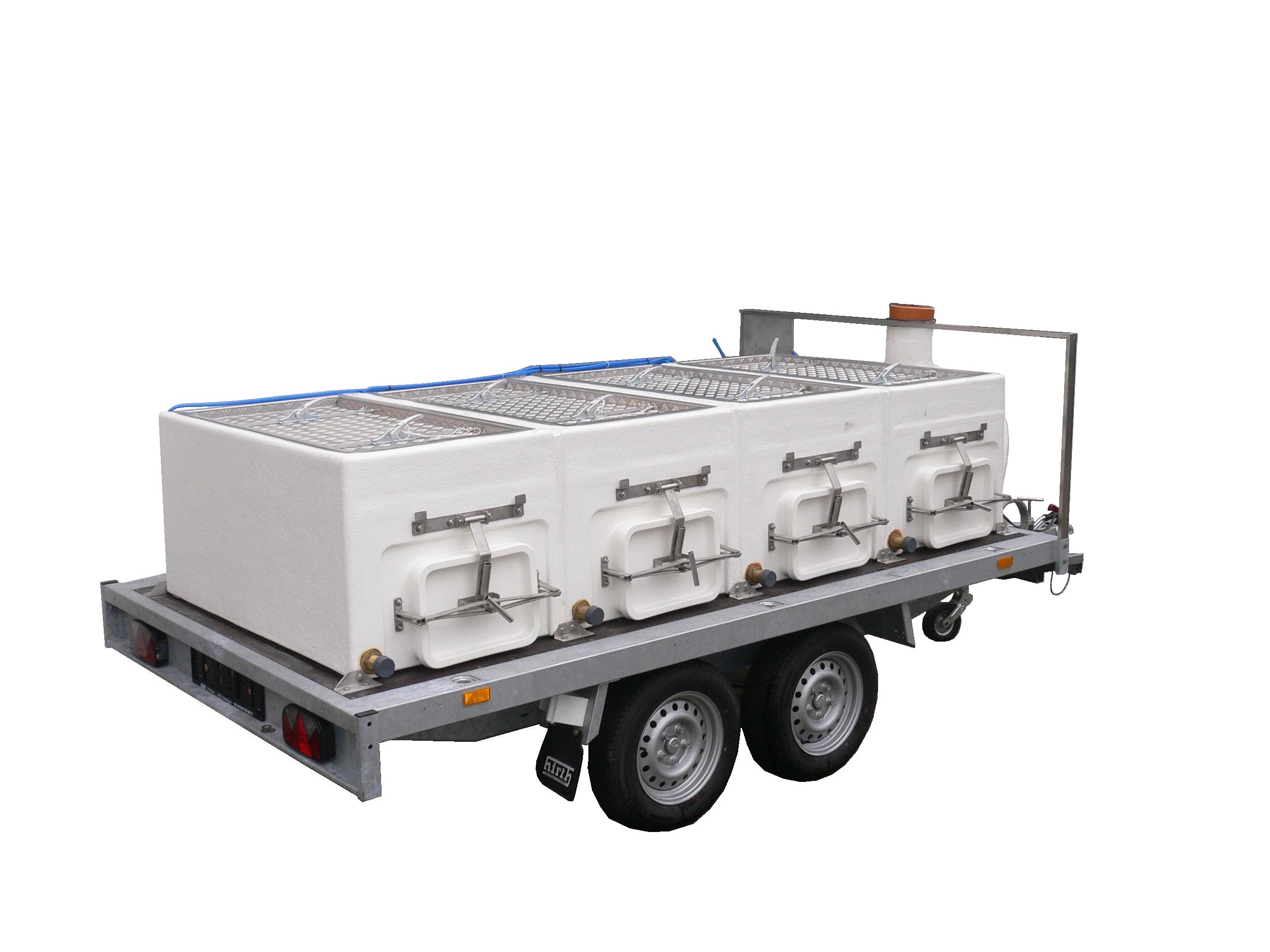 Lebendfischtransportanhänger