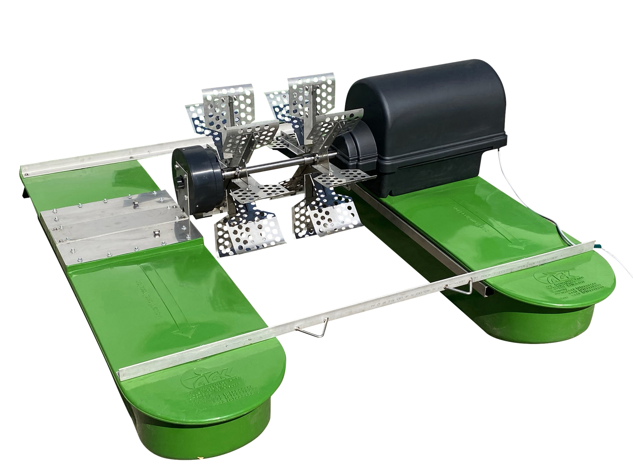 Paddlewheel aerators - 2 wheels