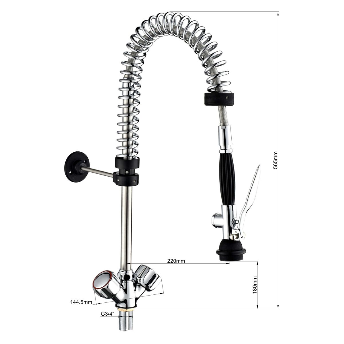 Wasserhahn mit Geschirrbrause