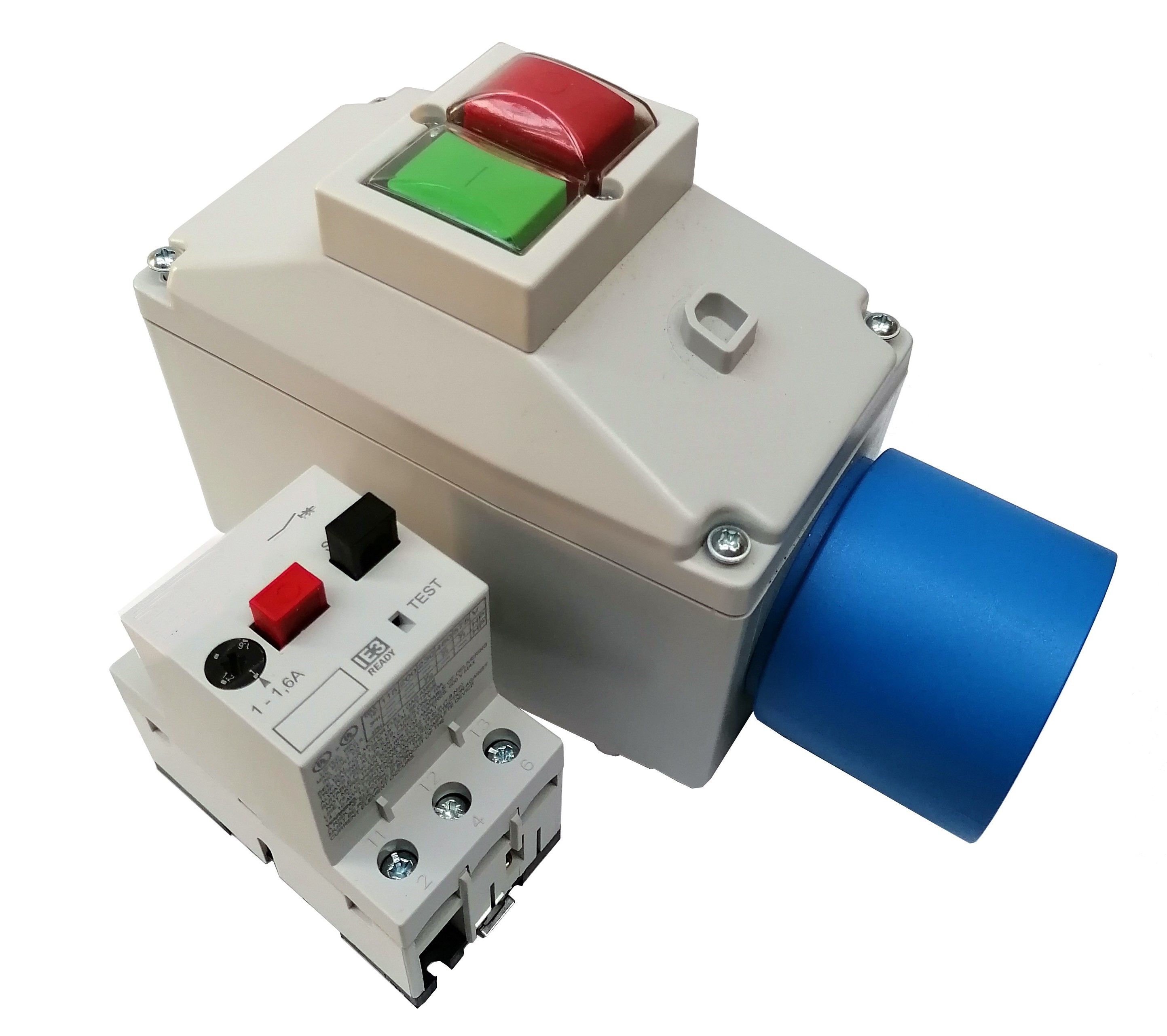 Stecker mit Motorschutz