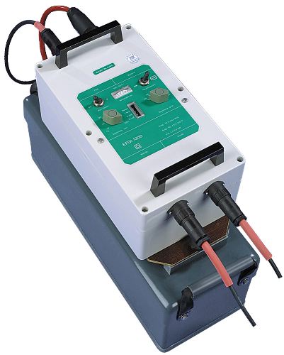 Batteriefischfanggerät mit 1 Batteriekasten