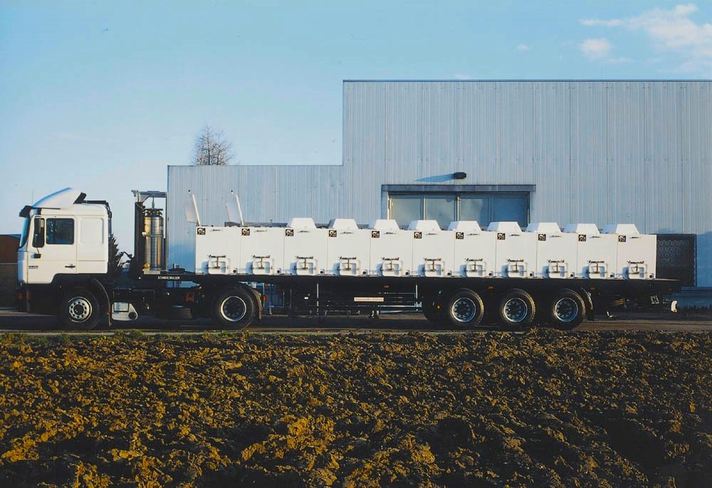 Lebendfischtransport LKW Traileraufbau komplett