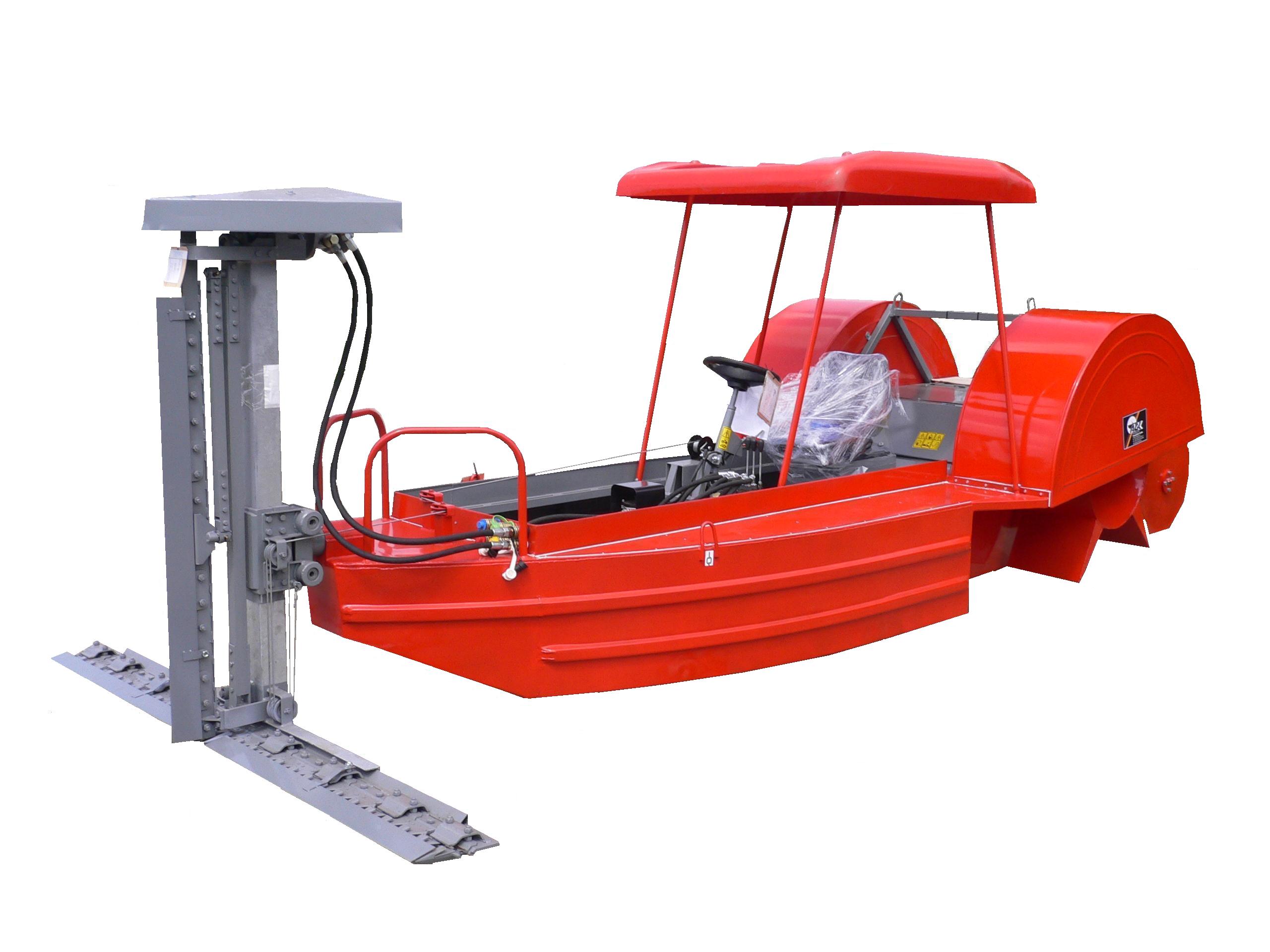 Mowing boat