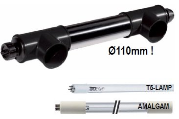 Professionelle UV-C Einheit mit 110mm Anschlüssen