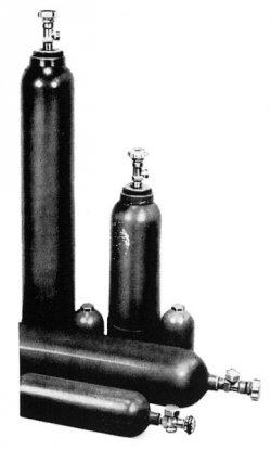 Stahlflaschen für Sauerstoff